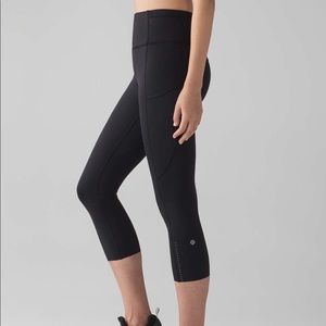 Lululemon Fast & Free Crop II *Nulux 19"